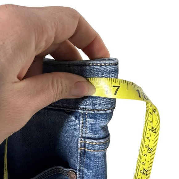 Soft Surroundings Medium Wash High Rise Straight Leg Pull On Jeans Medium Petite - Picture 8 of 9